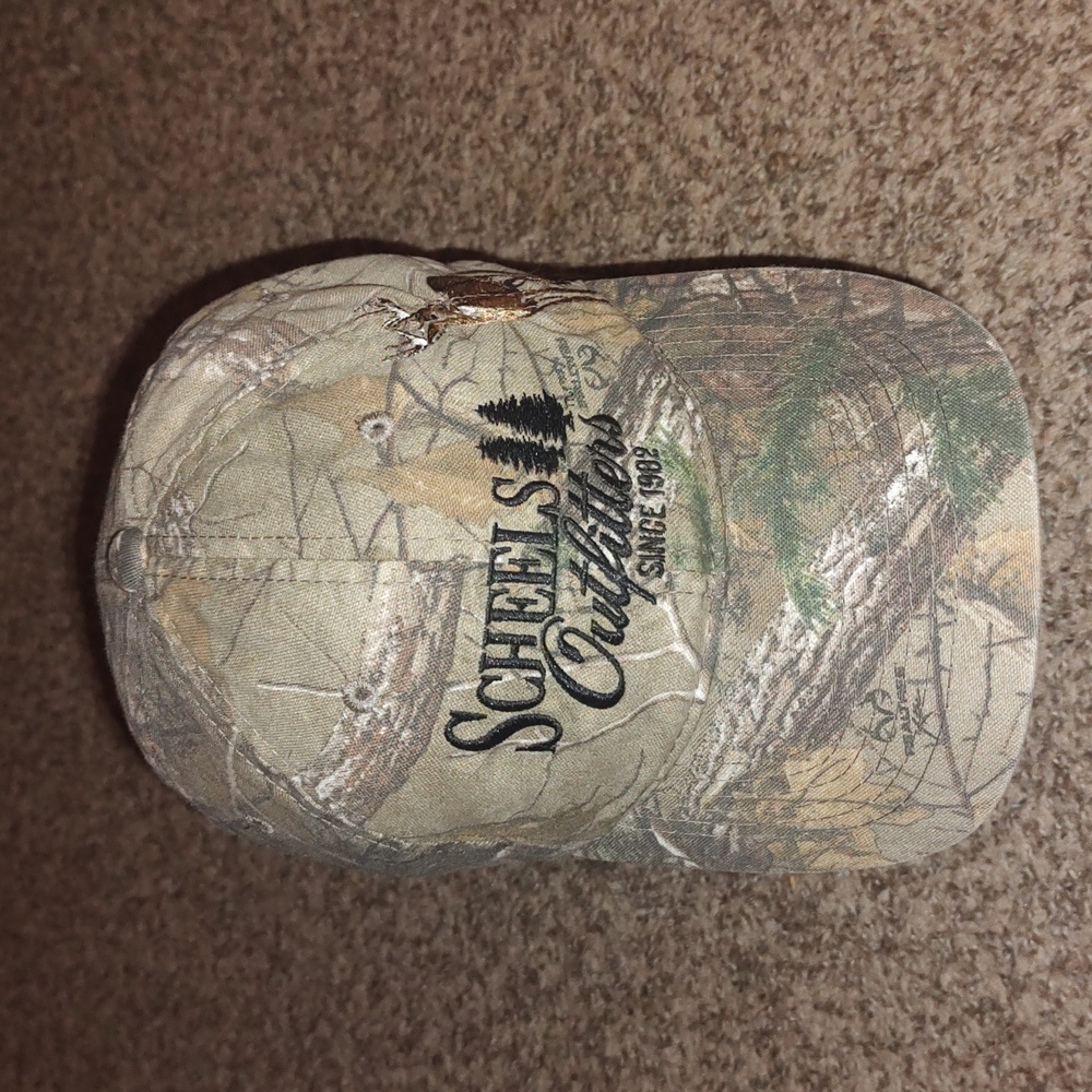 Realtree Scheels Outfitters Embroidered Strapback Hat Cap